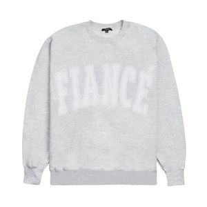 THE BAR FIANCE SWEATSHIRT GREY/WHITE